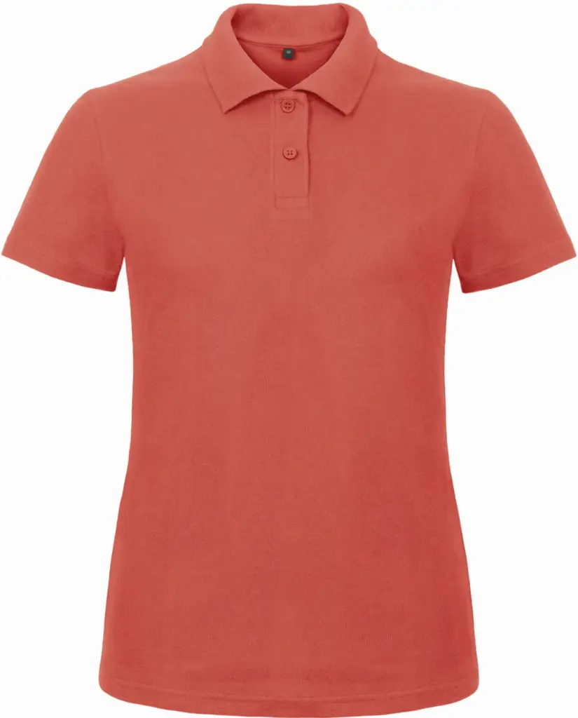 Id.001 Ladies' Polo Shirt, pixel coral — productfoto 17