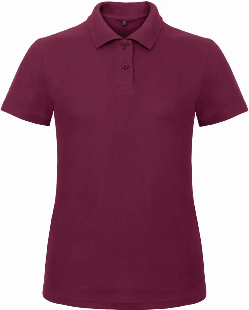 Id.001 Ladies' Polo Shirt, wine — productfoto 24