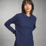 ID.001 Ladies' long-sleeve polo shirt