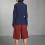 ID.001 Ladies' long-sleeve polo shirt — productfoto 3