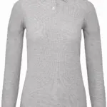 Damen Langarm Poloshirt bedrucken Baumwolle CGPWI13 XS-3XL — Produktfoto 8