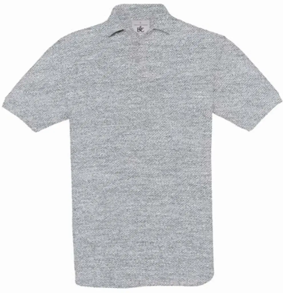 Safran Polo Shirt, heather grey — productfoto 5