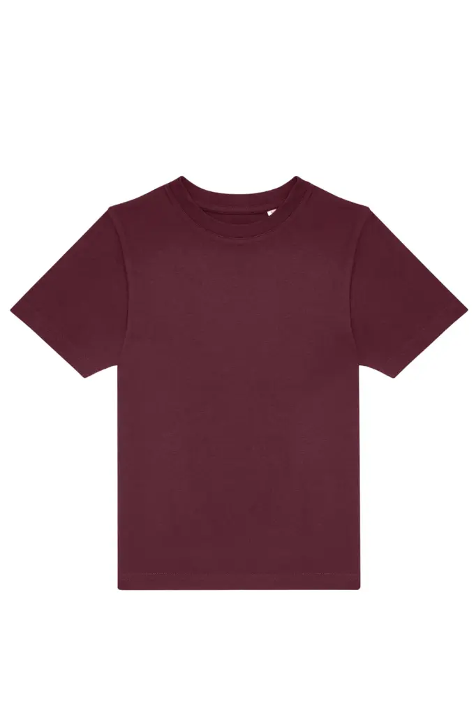 T-shirt kids #E150, burgundy — productfoto 6