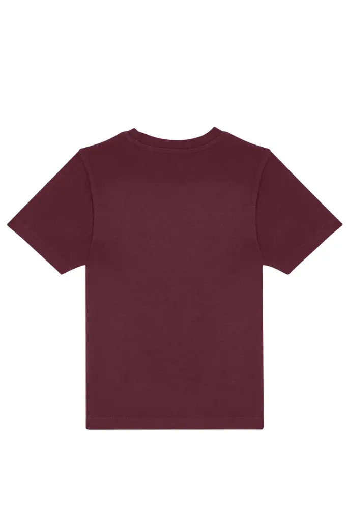 T-shirt kids #E150, burgundy — productfoto 7