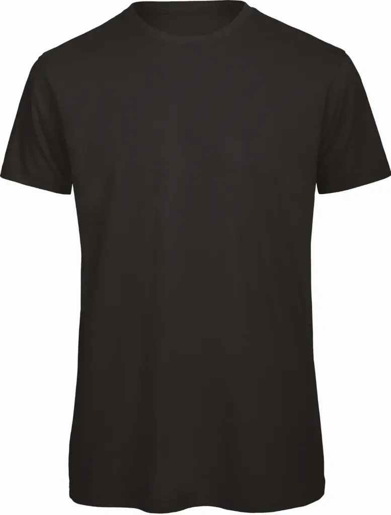 Organic Cotton Crew Neck T-shirt Inspire, black — productfoto 6