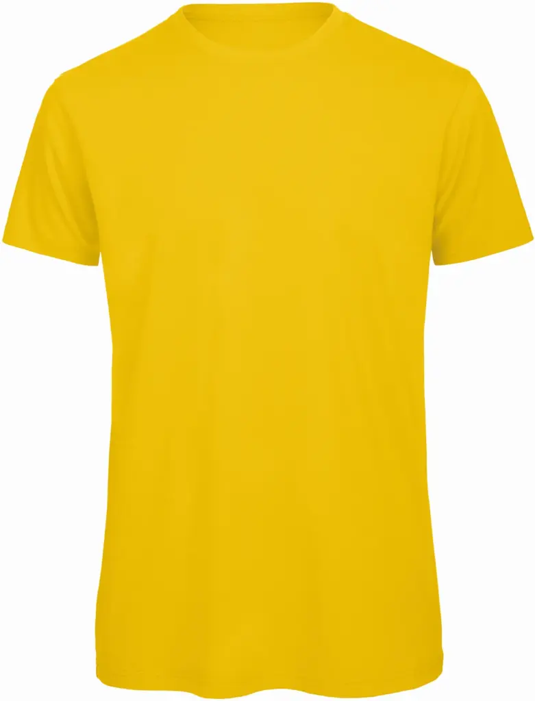 Organic Cotton Crew Neck T-shirt Inspire, gold — productfoto 9