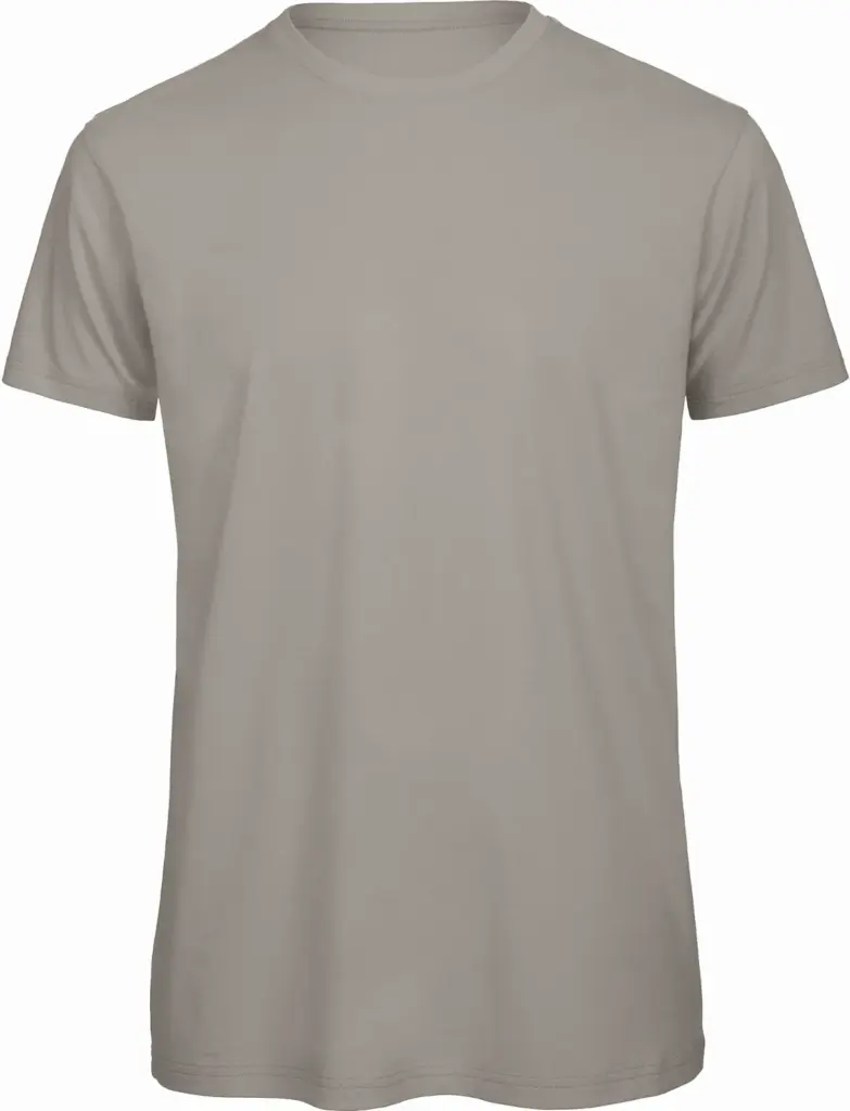 Organic Cotton Crew Neck T-shirt Inspire, light grey — productfoto 11