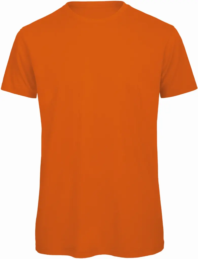 Organic Cotton Crew Neck T-shirt Inspire, orange — productfoto 15