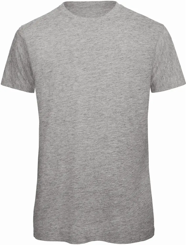 Organic Cotton Crew Neck T-shirt Inspire, sport grey — productfoto 19