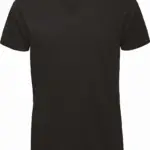Organic Cotton Inspire V-neck T-shirt, black — productfoto 3