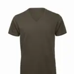 Organic Cotton Inspire V-neck T-shirt, khaki — productfoto 4