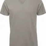 Organic Cotton Inspire V-neck T-shirt, light grey — productfoto 5