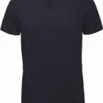 PS_CGTM044_NAVY - Hidalgo Organic Cotton Inspire V-neck T-shirt, navy — productfoto 6