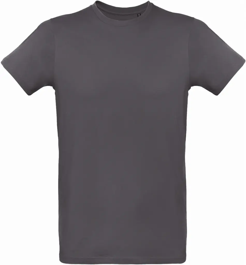 Inspire Plus Men's organic T-shirt, dark grey — productfoto 10