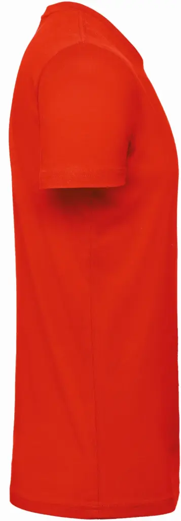 Inspire Plus Men's organic T-shirt, fire red — productfoto 8