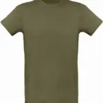 Inspire Plus Men's organic T-shirt, urban khaki — productfoto 12