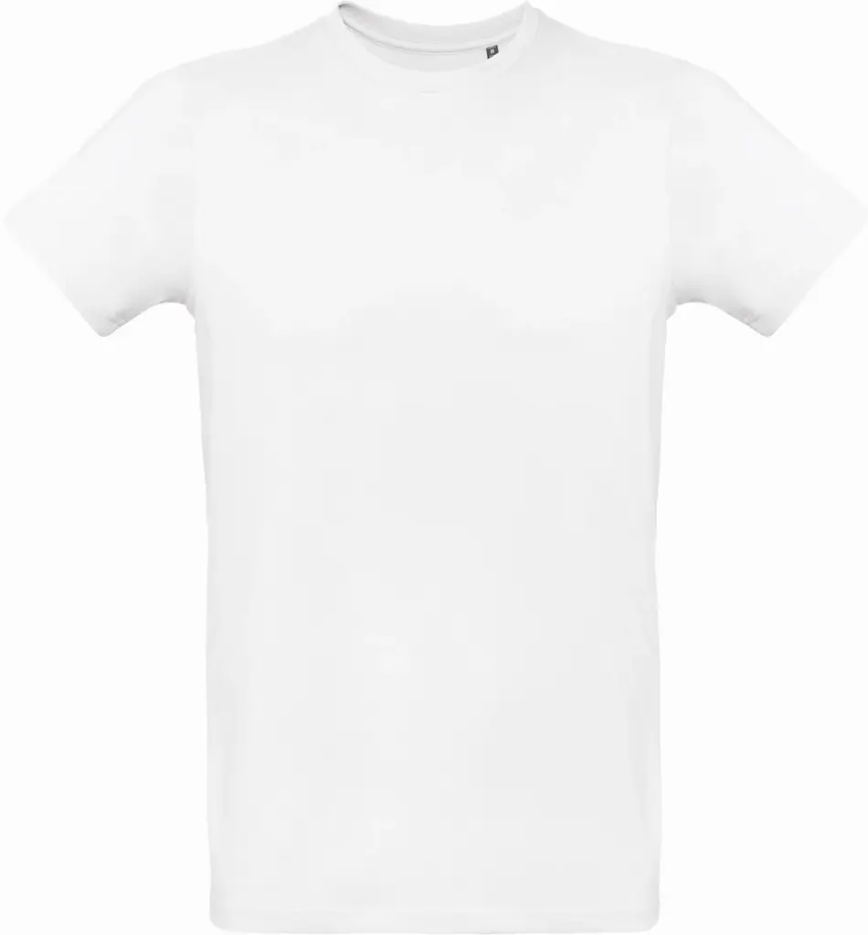 Inspire Plus Men's organic T-shirt, white — productfoto 14
