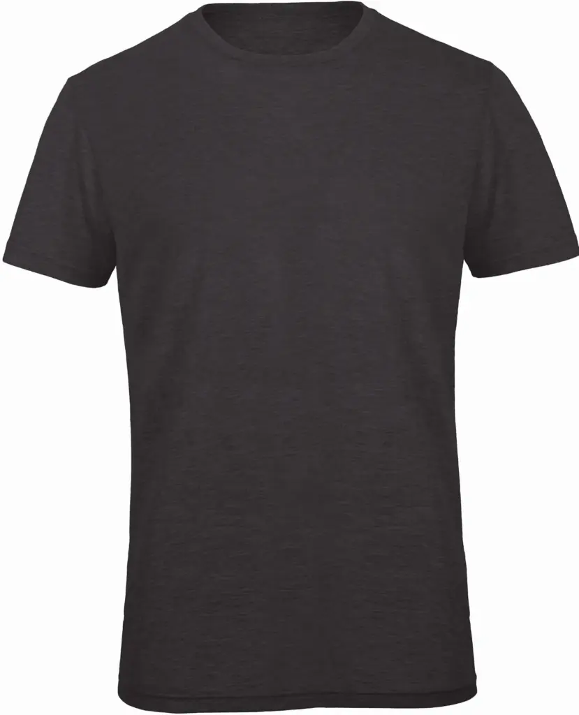 PS_CGTM055_HEATHERDARKGREY - Hidalgo TriBlend T-shirt, heather dark grey — productfoto 4