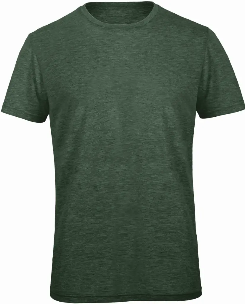 PS_CGTM055_HEATHERFOREST - Hidalgo TriBlend T-shirt, heather forest — productfoto 5