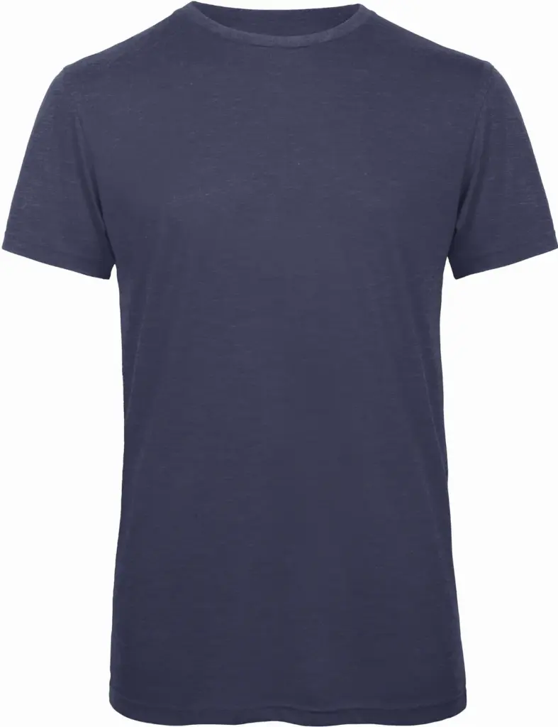 PS_CGTM055_HEATHERNAVY - Hidalgo TriBlend T-shirt, heather navy — productfoto 7