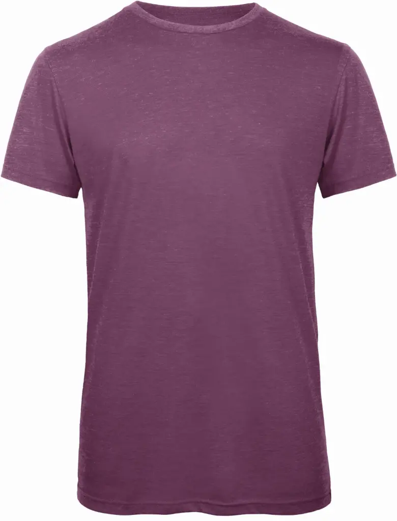 PS_CGTM055_HEATHERPURPLE - Hidalgo TriBlend T-shirt, heather purple — productfoto 8