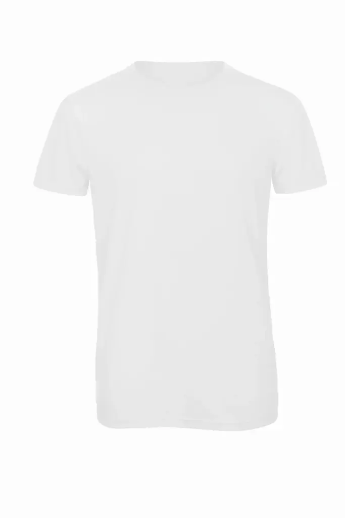 PS_CGTM055_WHITE - Hidalgo TriBlend T-shirt, white — productfoto 12