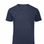 TriBlend V-neck TEE, heather navy — productfoto 4