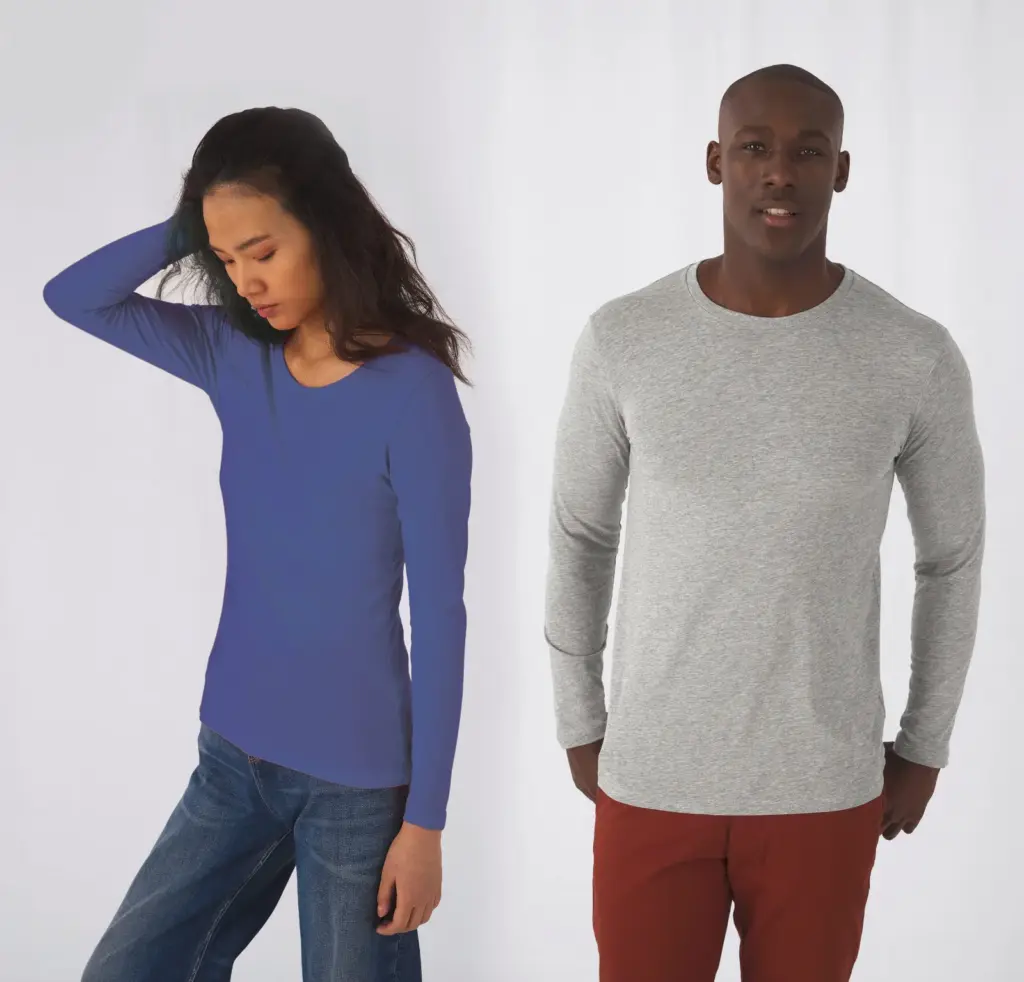 CGTW071-CGTM070_2021 - Hidalgo Men's organic Inspire long-sleeve T-shirt — productfoto 2