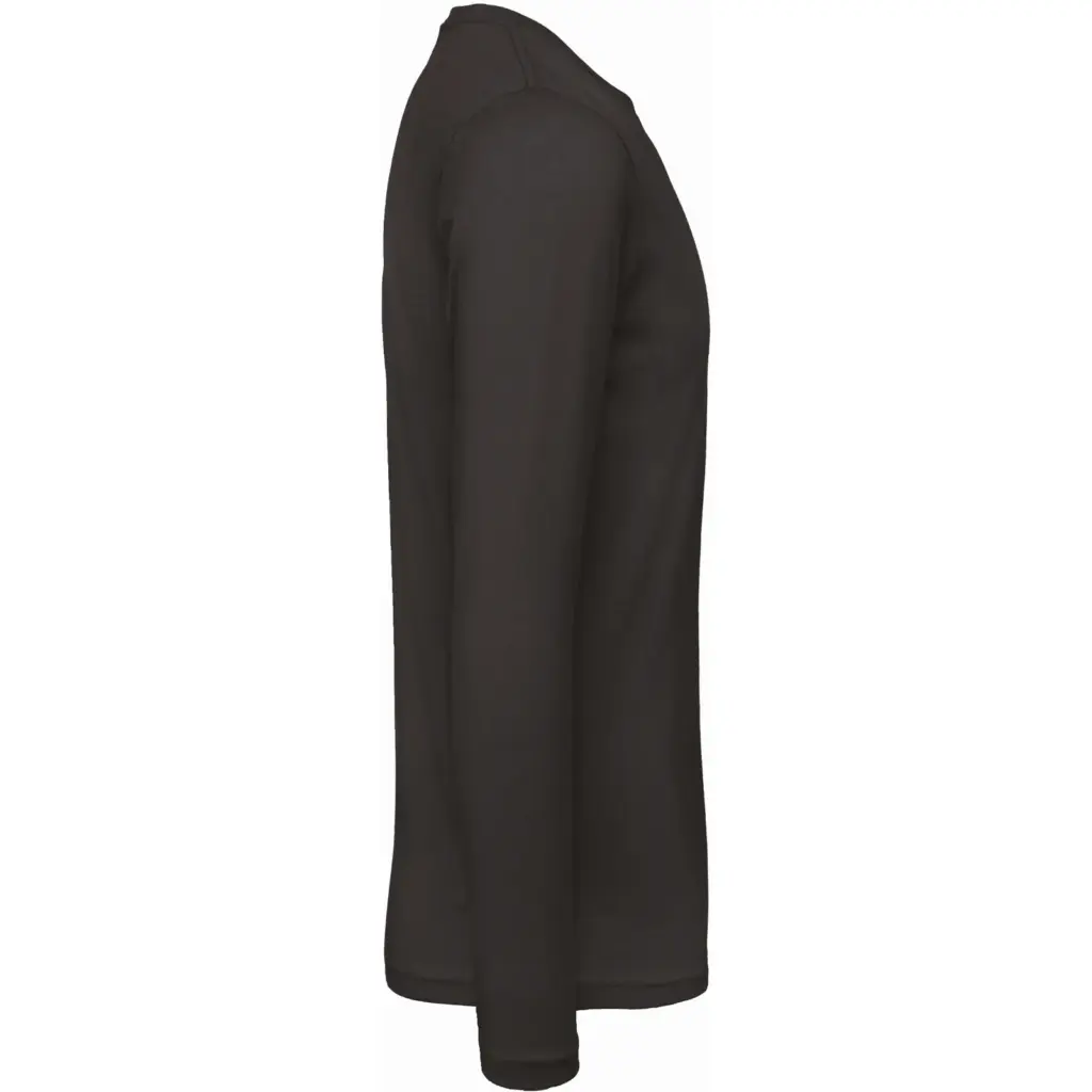 PS_CGTM070-S_BLACK - Hidalgo Men's organic Inspire long-sleeve T-shirt, black — productfoto 3