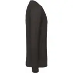 Men's organic Inspire long-sleeve T-shirt, black — productfoto 3