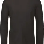Men's organic Inspire long-sleeve T-shirt, black — productfoto 6