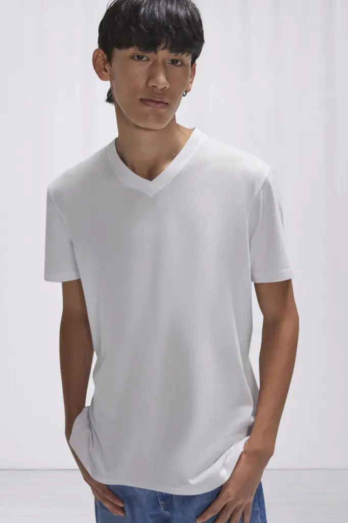 T-shirt met V-hals #150