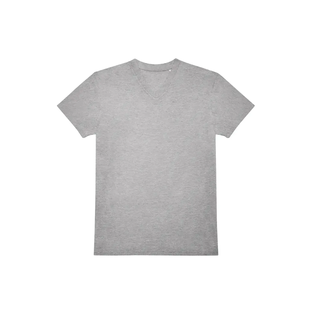 T-shirt met V-hals #150, sport grey — productfoto 6