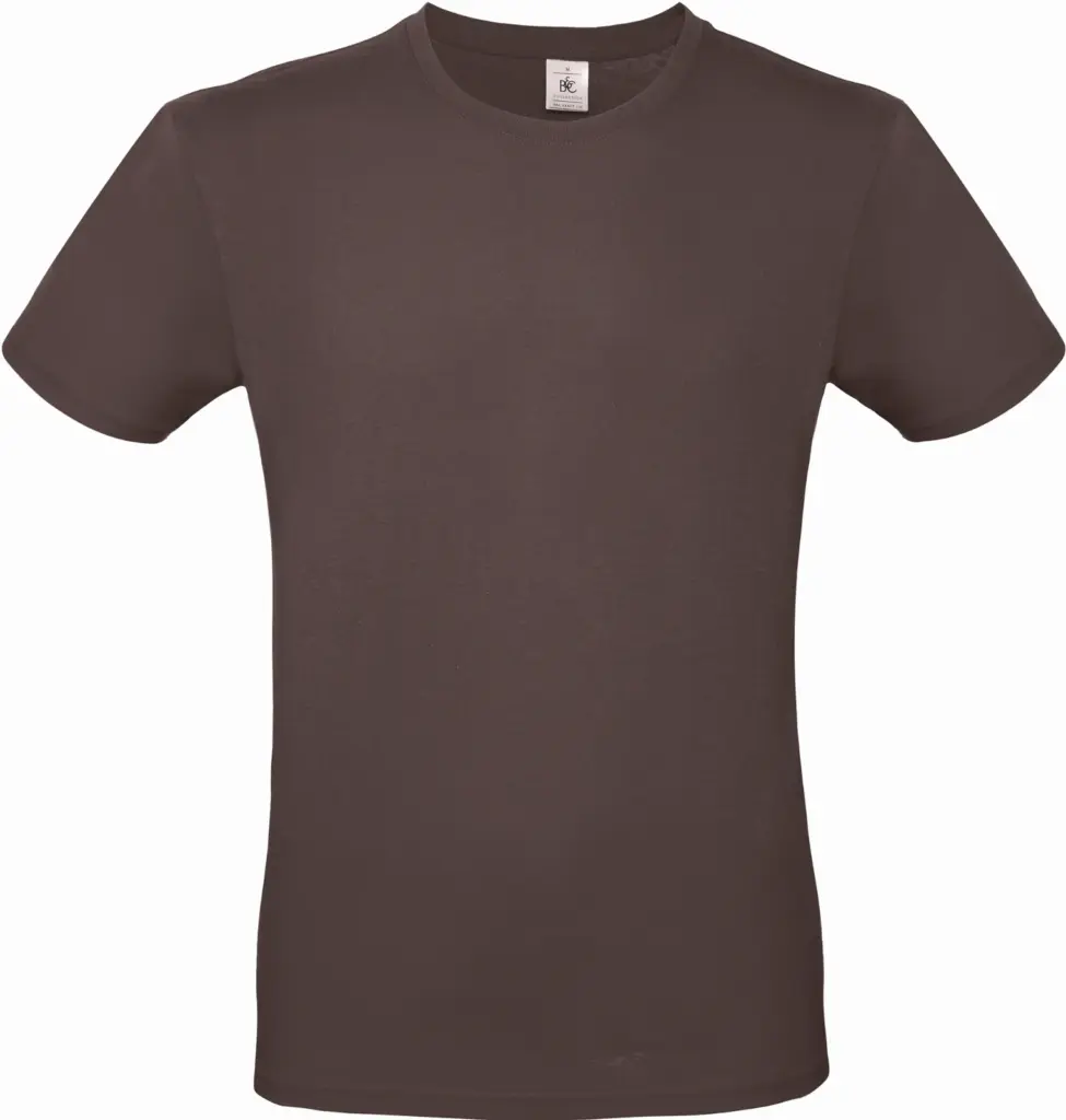 #E150 Men's T-shirt, bear brown — productfoto 15
