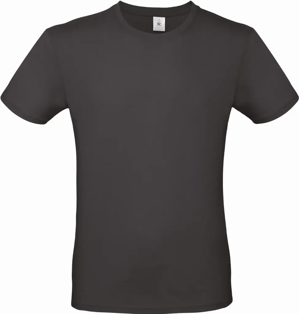 #E150 Men's T-shirt, black pure — productfoto 11