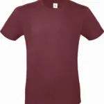 #E150 Men's T-shirt, burgundy — productfoto 18