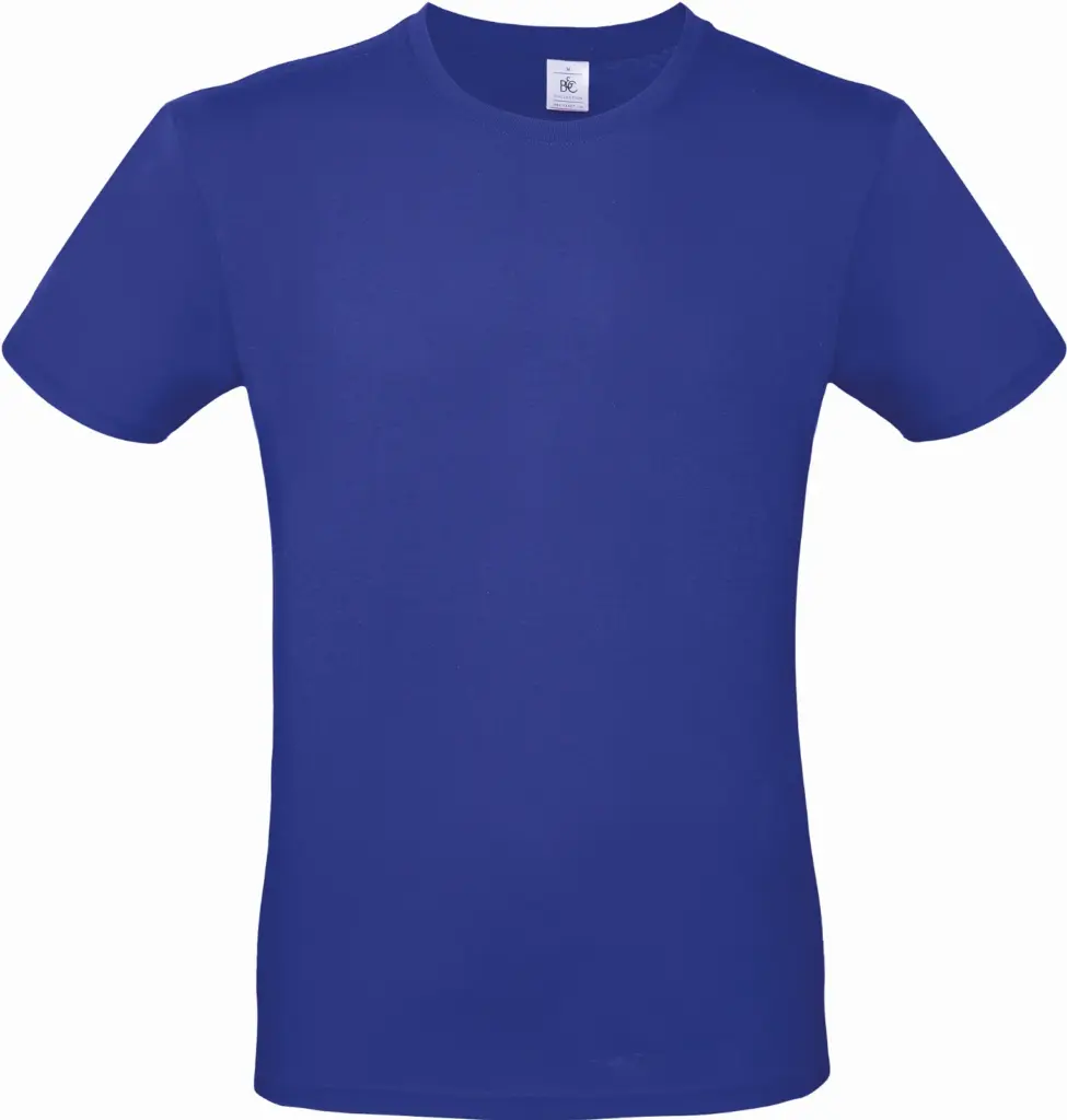 #E150 Men's T-shirt, cobalt blue — productfoto 19