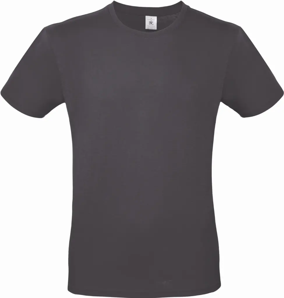 #E150 Men's T-shirt, dark grey — productfoto 20