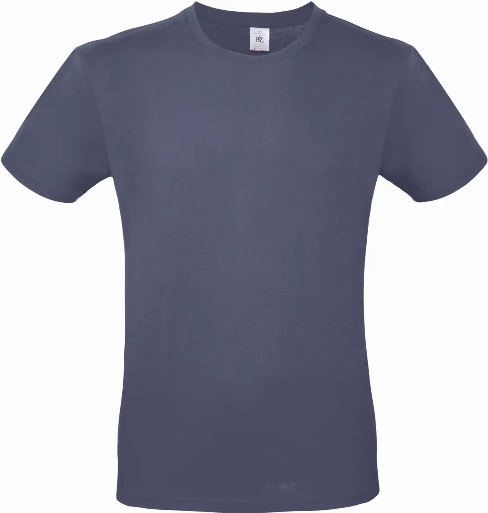 #E150 Men's T-shirt, denim — productfoto 22