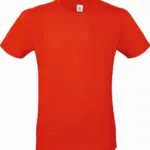#E150 Men's T-shirt, fire red — productfoto 25