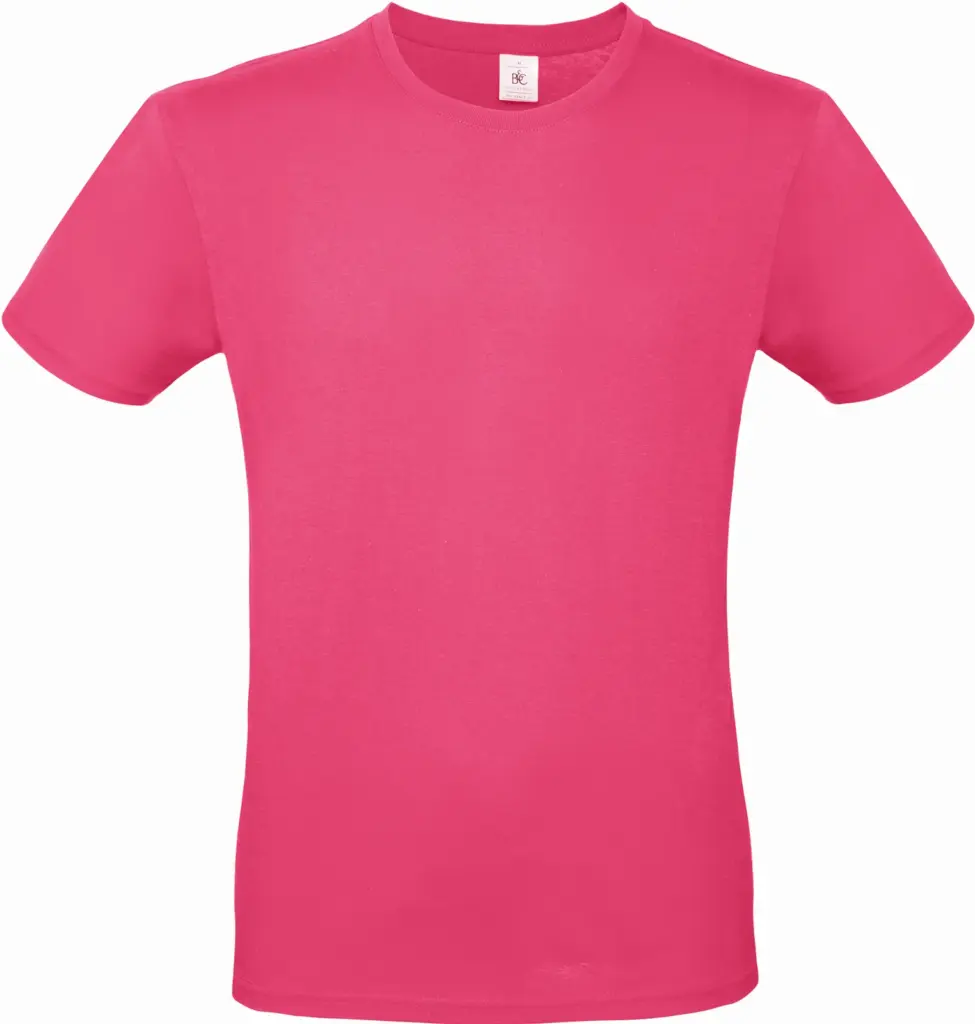 #E150 Men's T-shirt, fuchsia — productfoto 26