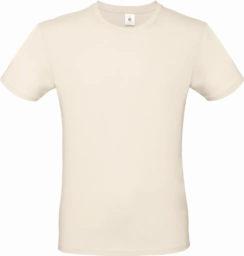 #E150 Men's T-shirt, natural — productfoto 32