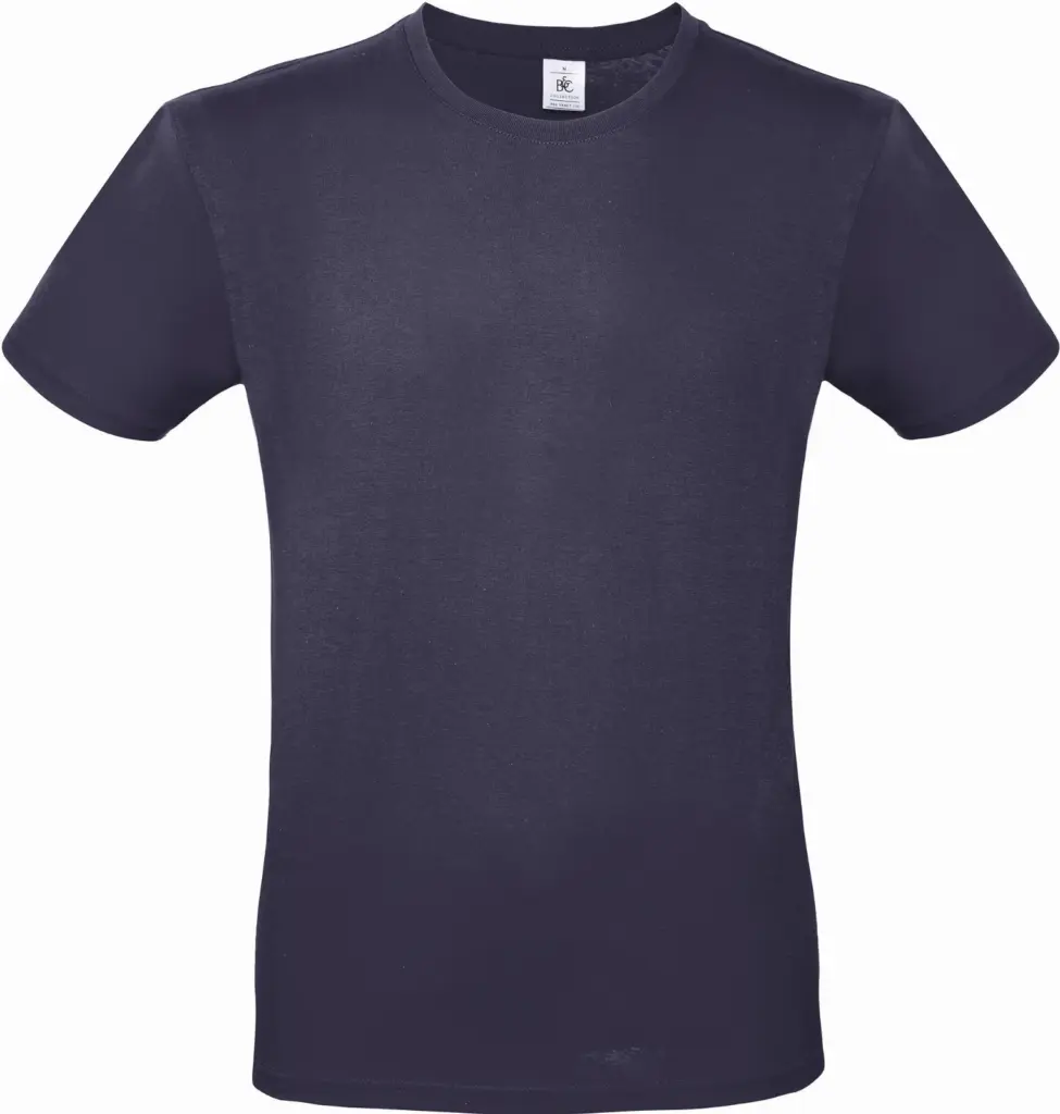 #E150 Men's T-shirt, navy blue — productfoto 34