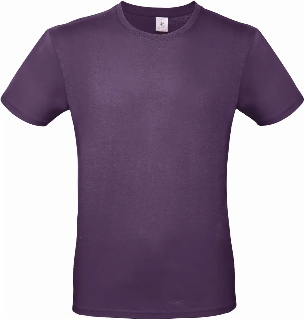 #E150 Men's T-shirt, radiant purple — productfoto 38