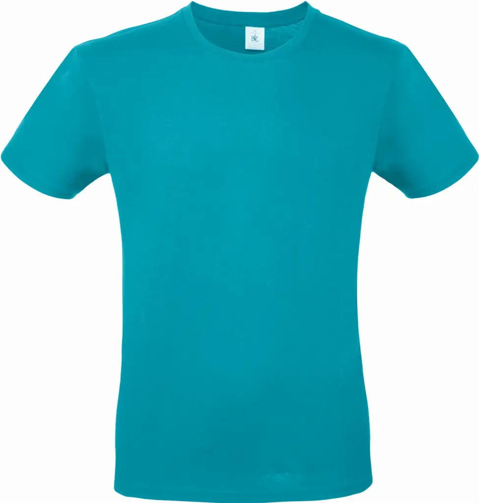 #E150 Men's T-shirt, real turquoise — productfoto 39
