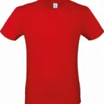 #E150 Men's T-shirt, red — productfoto 40