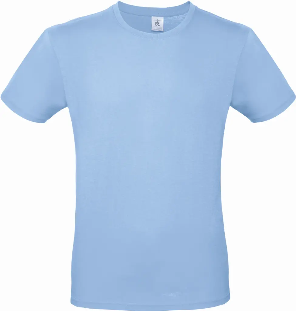 #E150 Men's T-shirt, sky blue — productfoto 43