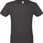 #E150 Men's T-shirt, used black — productfoto 49