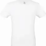 #E150 Men's T-shirt, white — productfoto 50