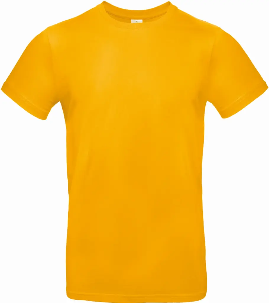 #E190 Men's T-shirt, apricot — productfoto 29